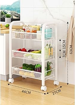 キッチンスペースの有効活用 キャスター カート 収納 キッチンスペースの有効活用 キャスター カート 収納